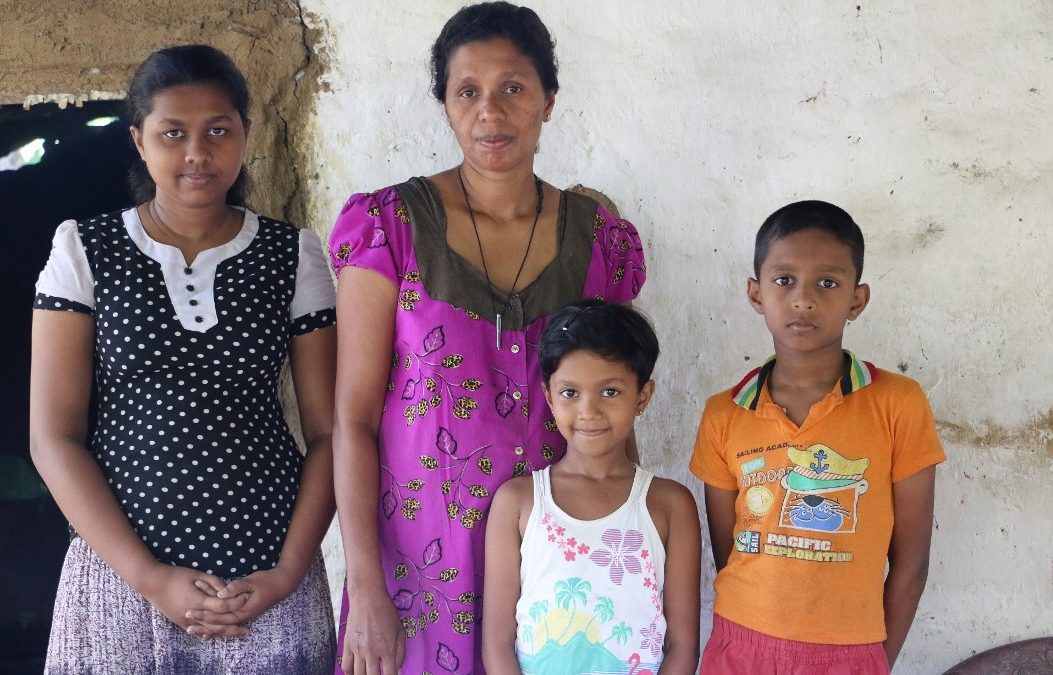 Helpless family living in a single room (Income : $4/day)