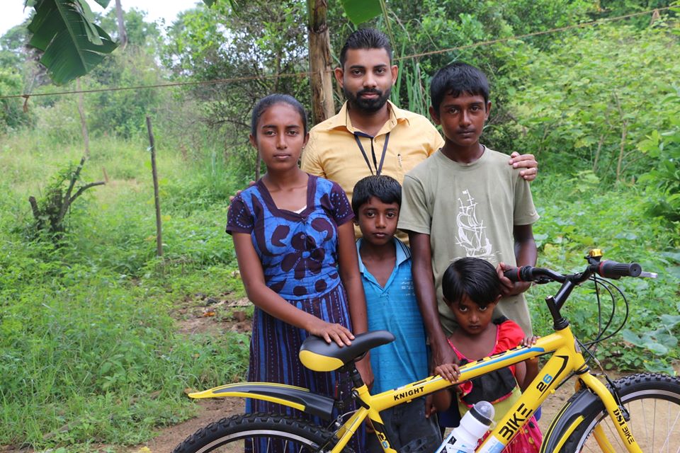 Donating a Bicycle to Needy Kids in Sri Lanka