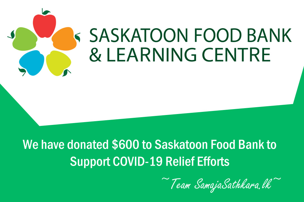 Donation to Saskatoon Food Bank & Learning Centre